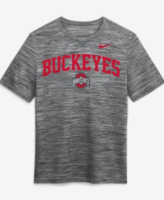 Men's Anthracite Ohio State Buckeyes Primetime Arch Logo Velocity Dri-FIT T-Shirt