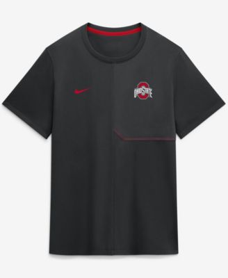 Men's Black Ohio State Buckeyes 2026 Sideline UV Dri-FIT Coaches Shirt
