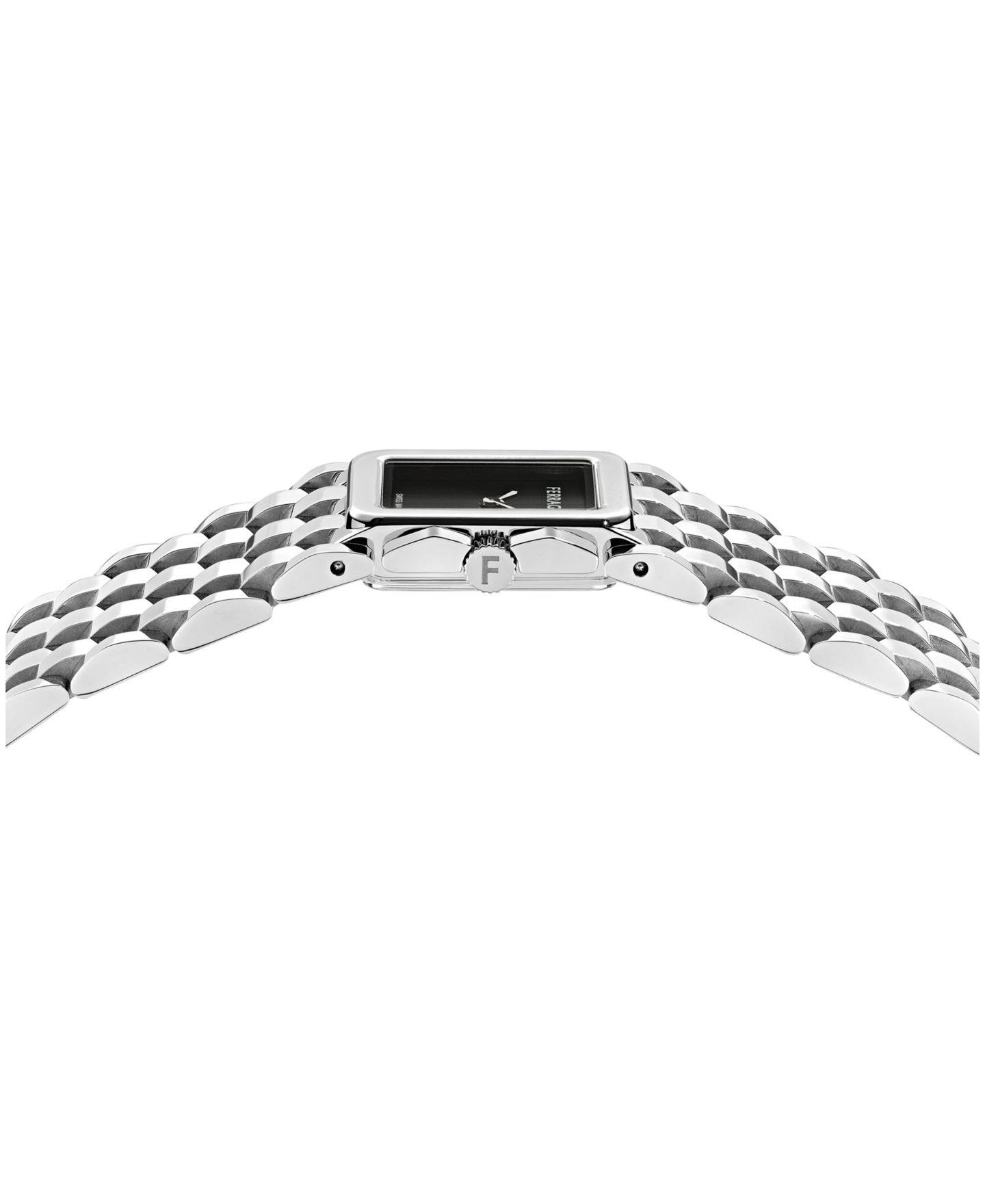 Женские часы Ferragamo Silver Stainless Steel Bracelet Watch 19mm — фото 2