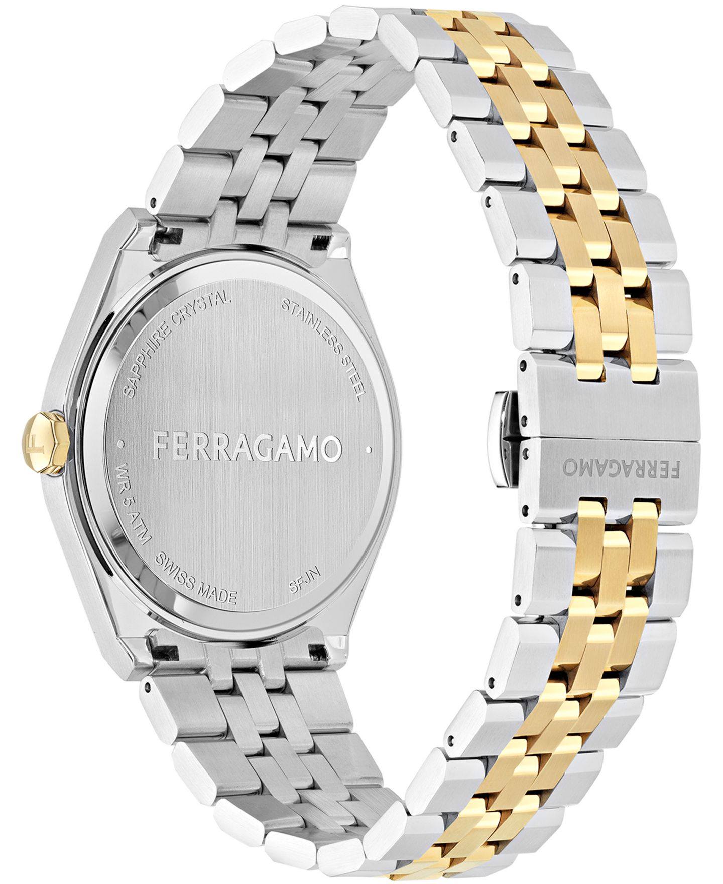 Мужские часы Ferragamo Vega Two-Tone Stainless Steel Bracelet Watch 40mm — фото 3