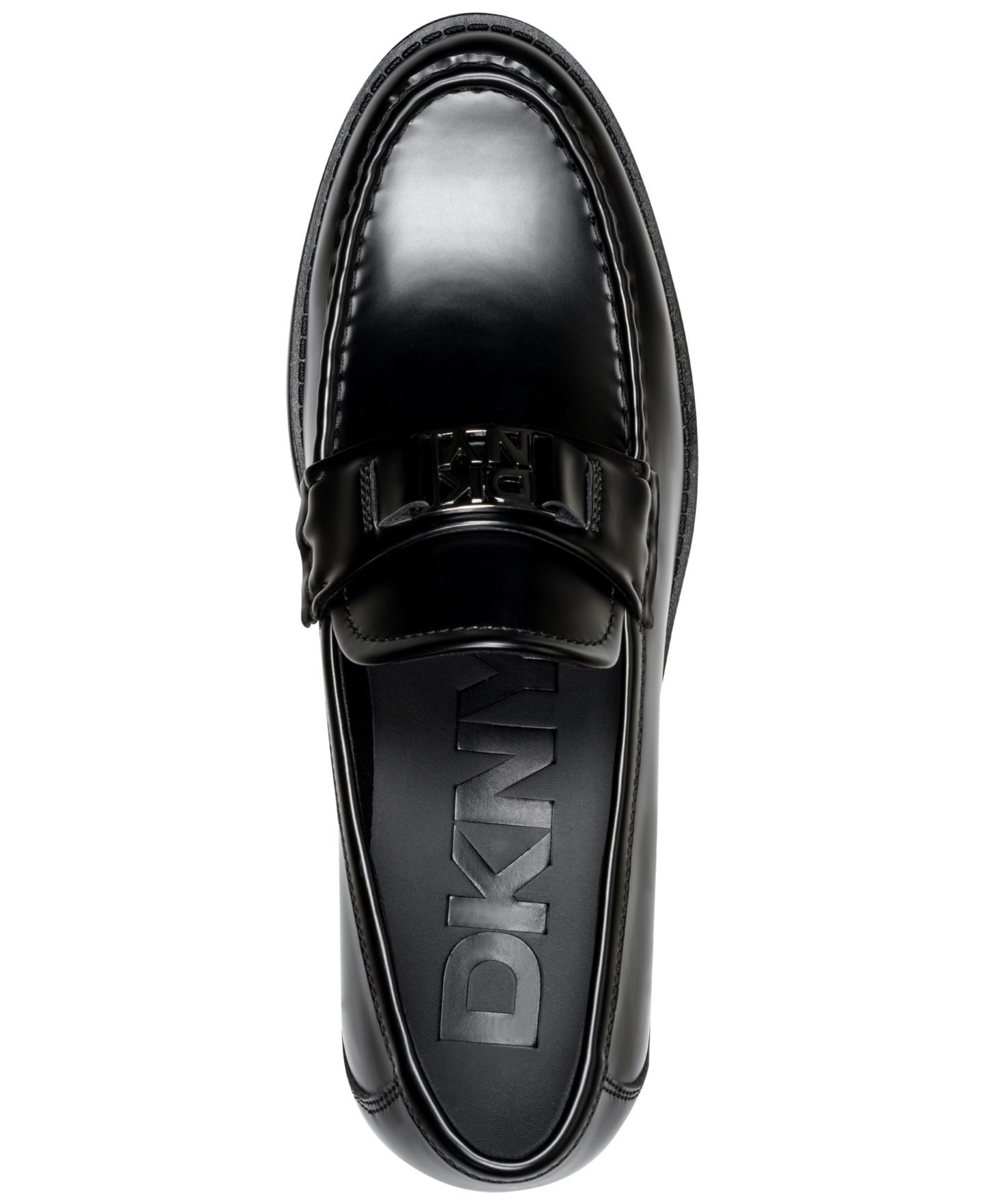 Мужские лоферы DKNY Maddox из экокожи, цвет: Чёрный — фото 4