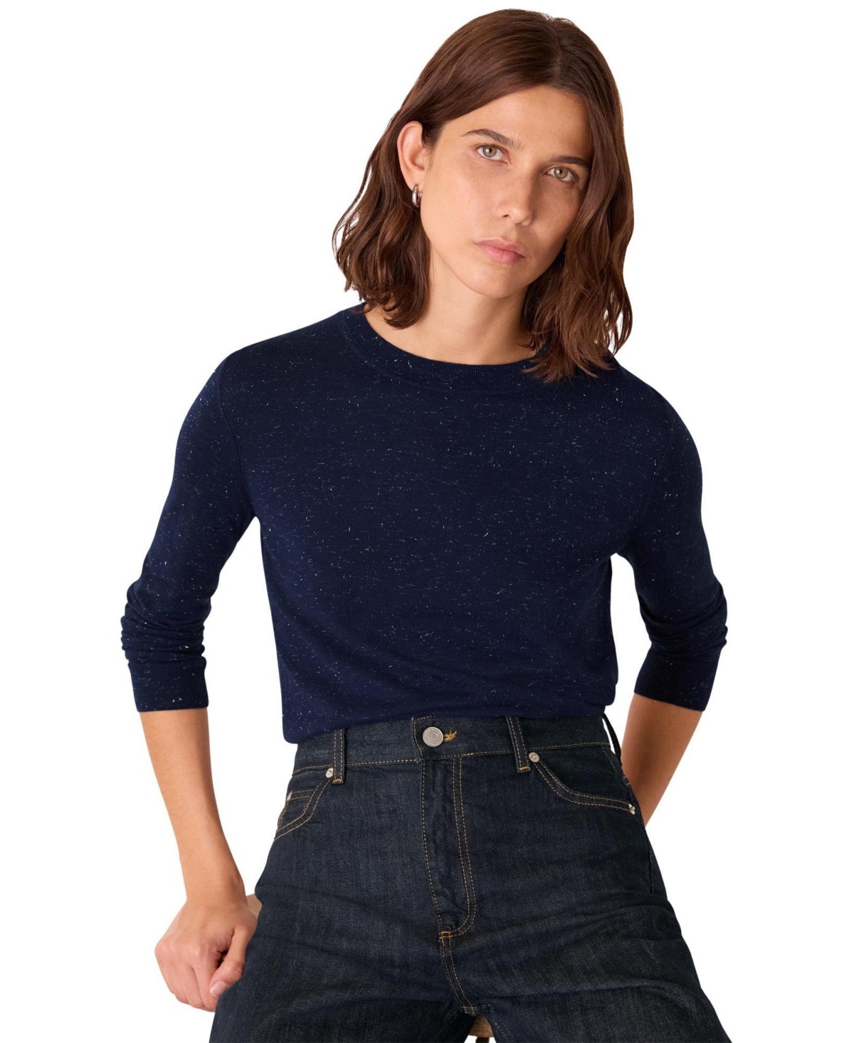 Whistles Women's Annie Sparkle Knit Jumper