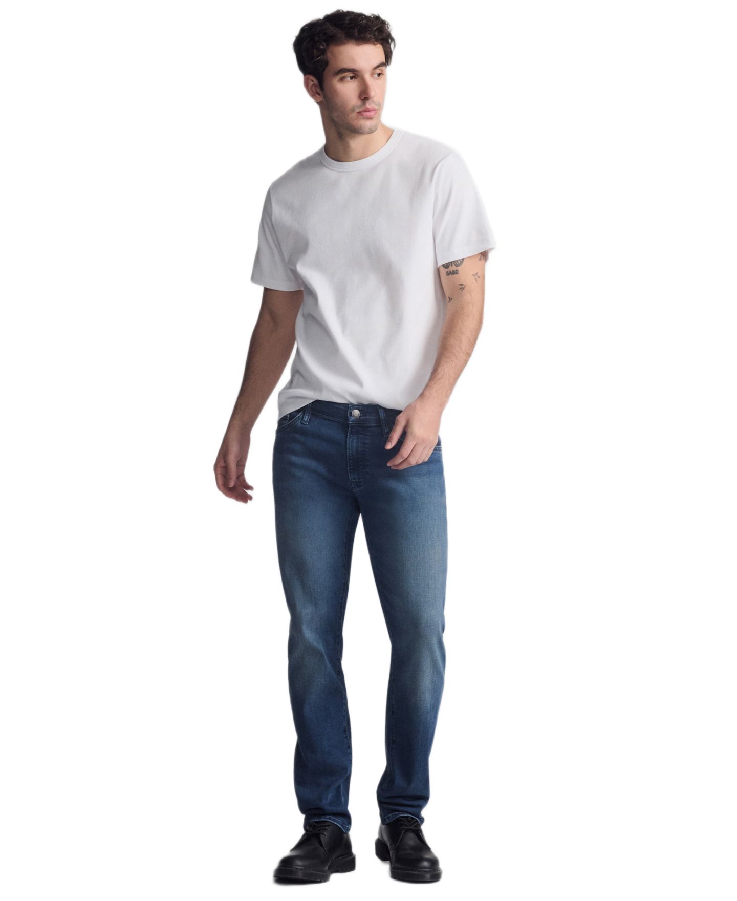 Мужские джинсы Mavi Jeans Jake Regular Rise Skinny Leg In Dark Used Supermove — фото 3