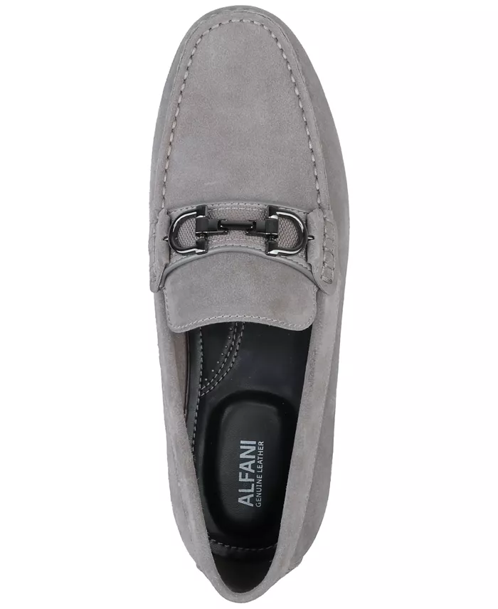 Men's Genuine Suede Slip-On Bit Driving Loafers - thumbnail 9
