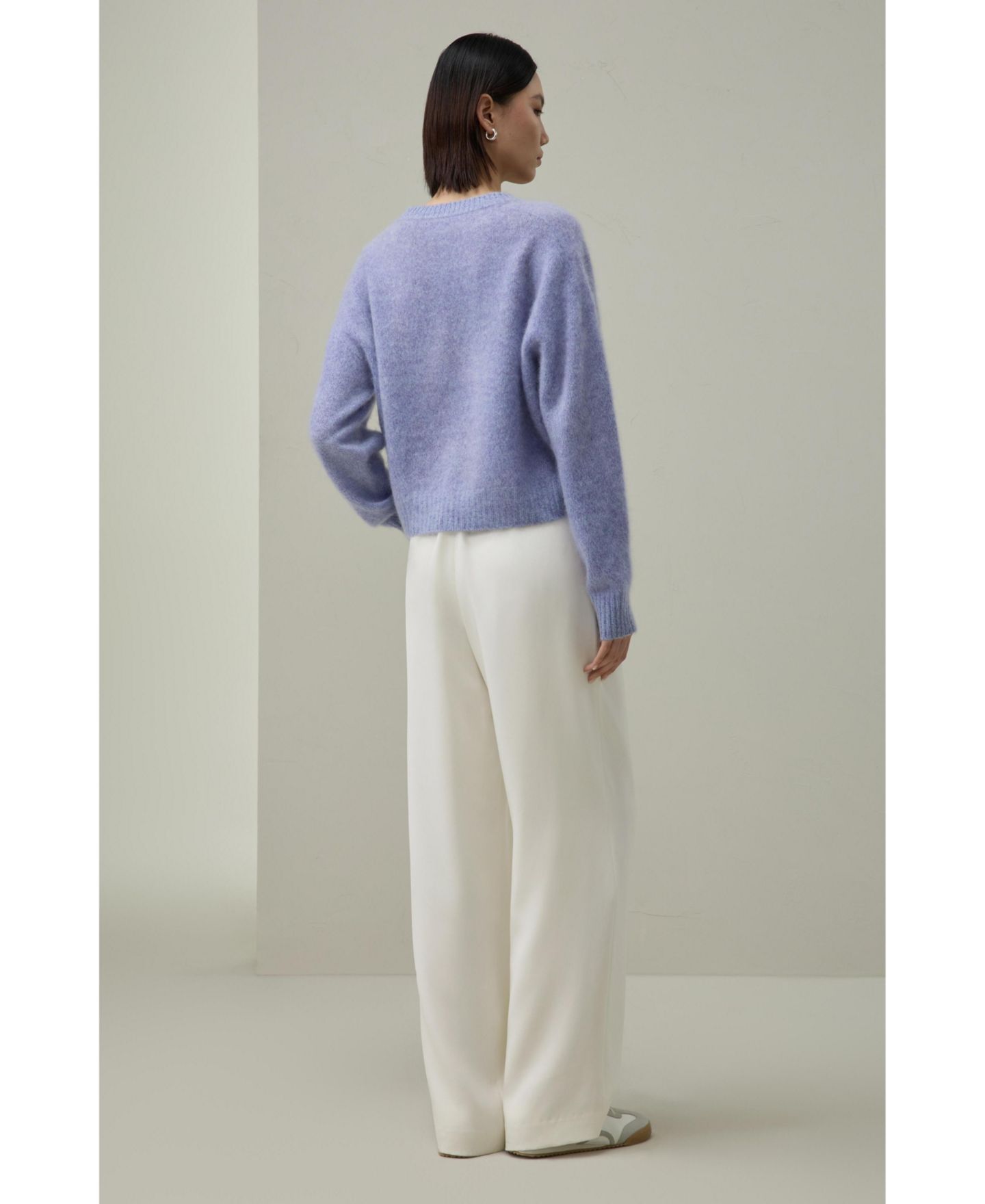 Женский свитер LILYSILK Cashmere Oversized Brushed, цвет: Monet — фото 5