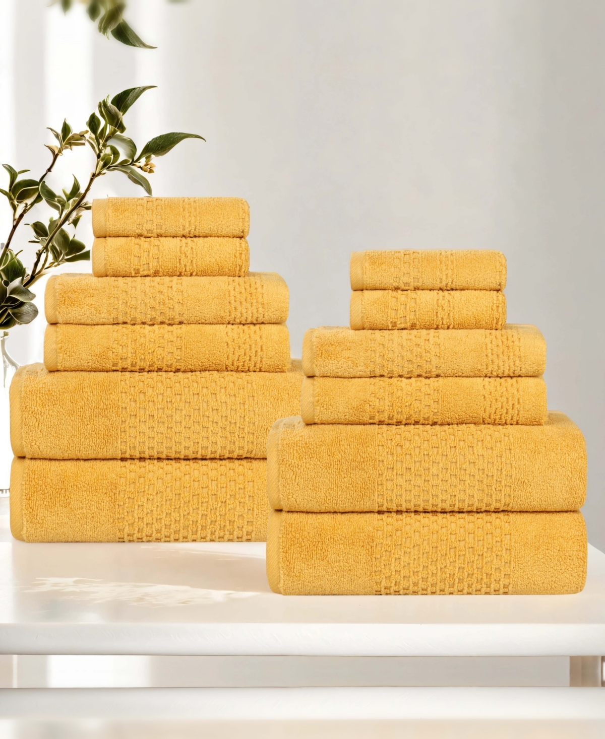 Superior Playa Cotton 12-Piece Towel Set