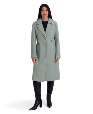 Women's Faux Wool Walker With Button Front
