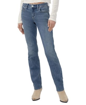 Women's Elyse Low-Rise Straight-Leg Jeans