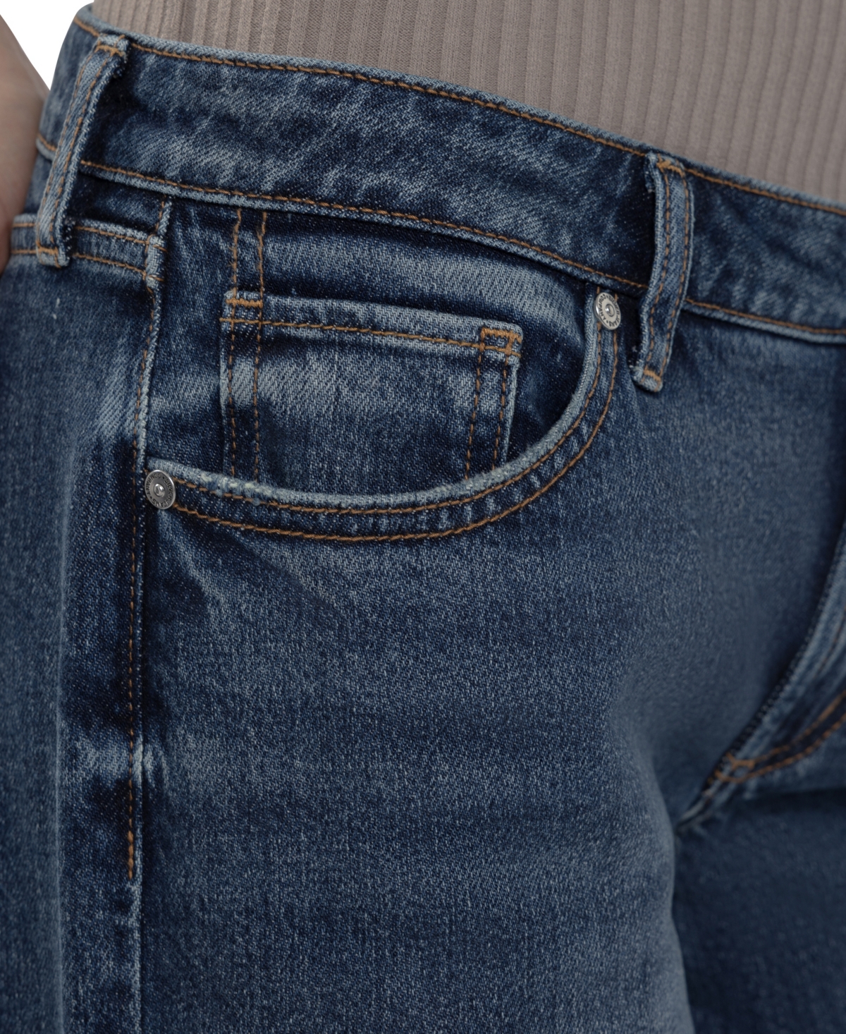 Silver Jeans Co. Women's Low 5 Baggy Wide Cotton-Blend
