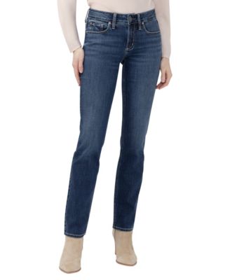 Women's Suki Straight-Leg Mid-Rise Jeans