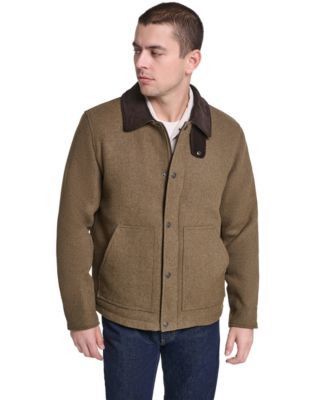 Men's Wool Blend Cord Collar Depot Jacket