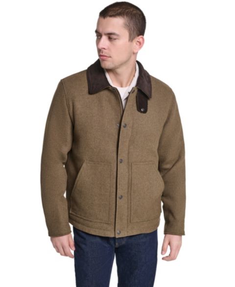Мужская куртка Levi's Wool Blend Cord Collar Depot, цвет: Коричневый