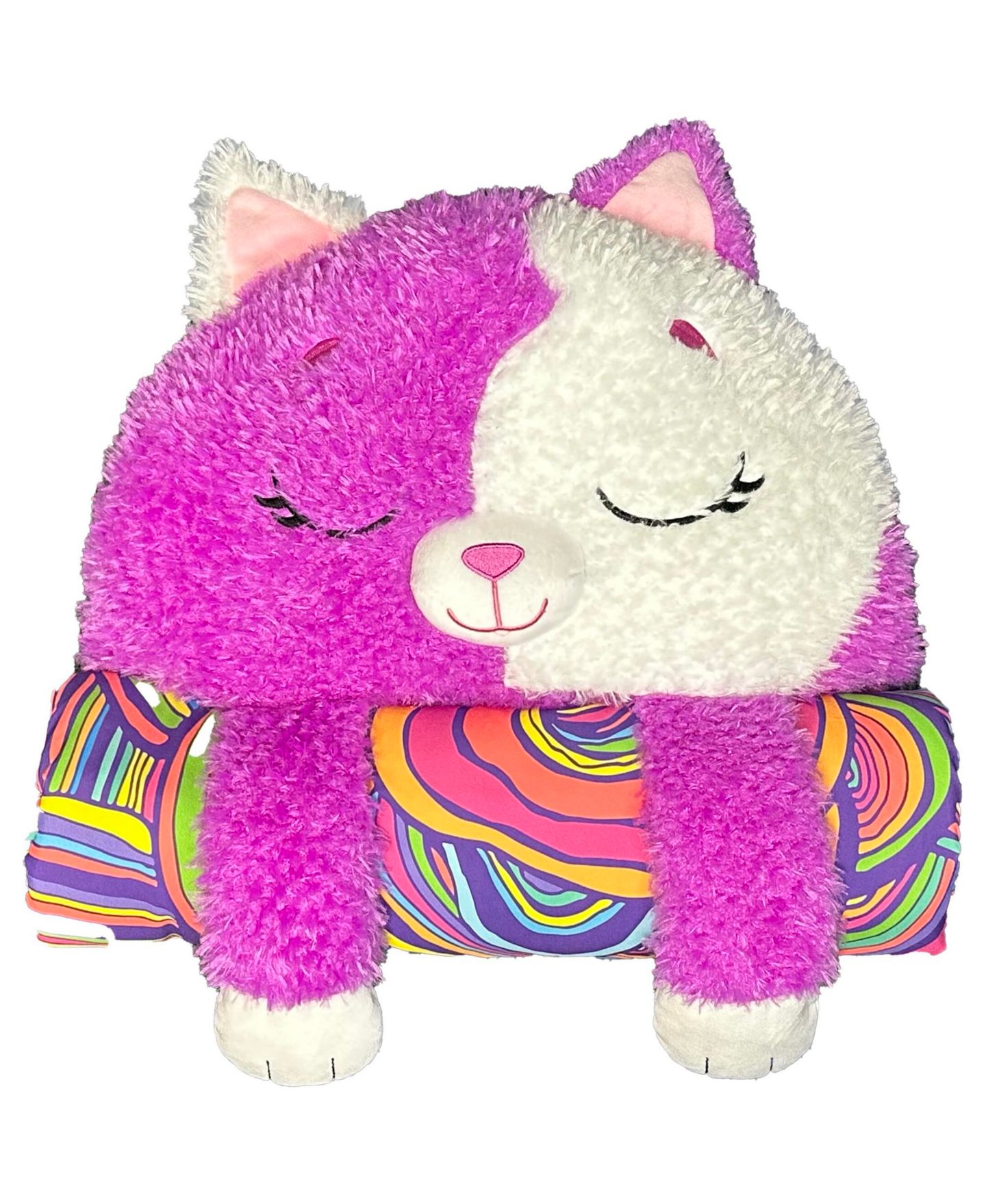 Детская мягкая игрушка Happy Nappers Cat Medium Weighted Plush — фото 10