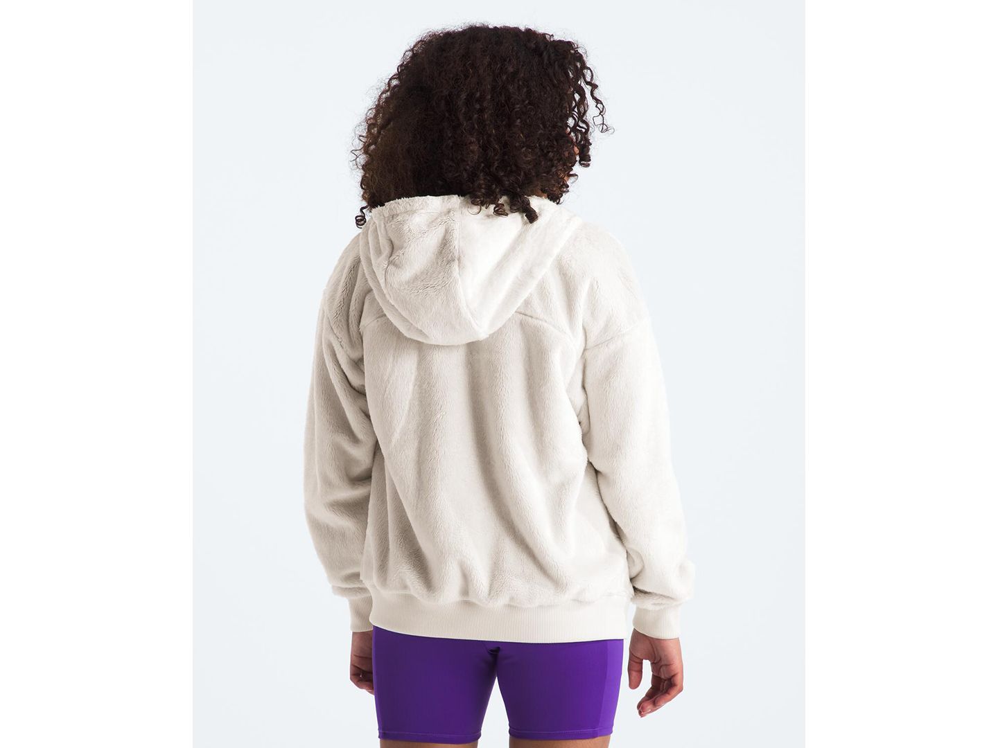 Куртка The North Face Osito Full-Zip Hooded Jacket для девочек, цвет: Белый дюнный — фото 5