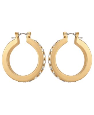 Gold-Tone Classic Hoop Earrings