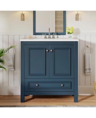 30" Bathroom Vanity with Sink with 2 Doors and 1 Drawer