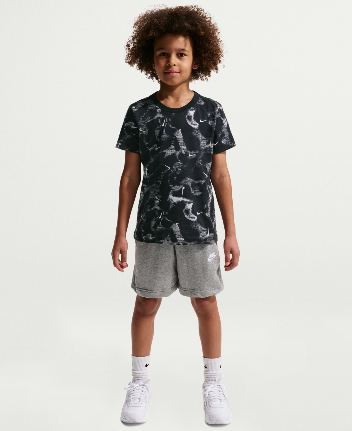 Nike Girls' Sportswear Short-Sleeve Printed T-Shirt