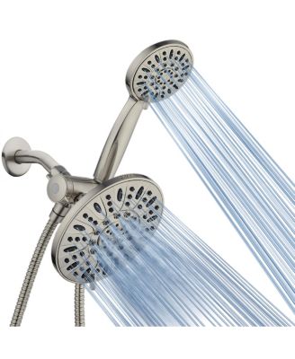 7" Rainfall Shower Head with Hand Held Combo 3-Way 2.5 Gallons