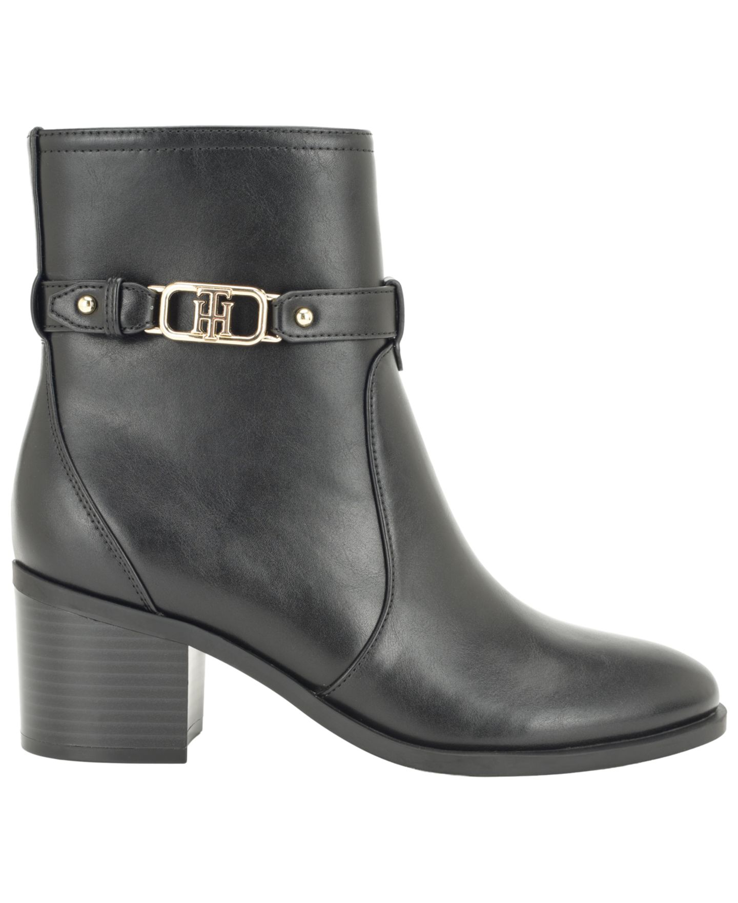 Женские ботинки Tommy Hilfiger Cranson Block Heel Dress Booties, цвет: Чёрный — фото 2