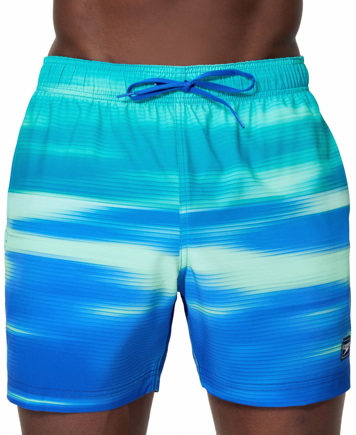 Плавки Inseam для мужчин, в полоску — Speedo, цвет: Синий — фото 6
