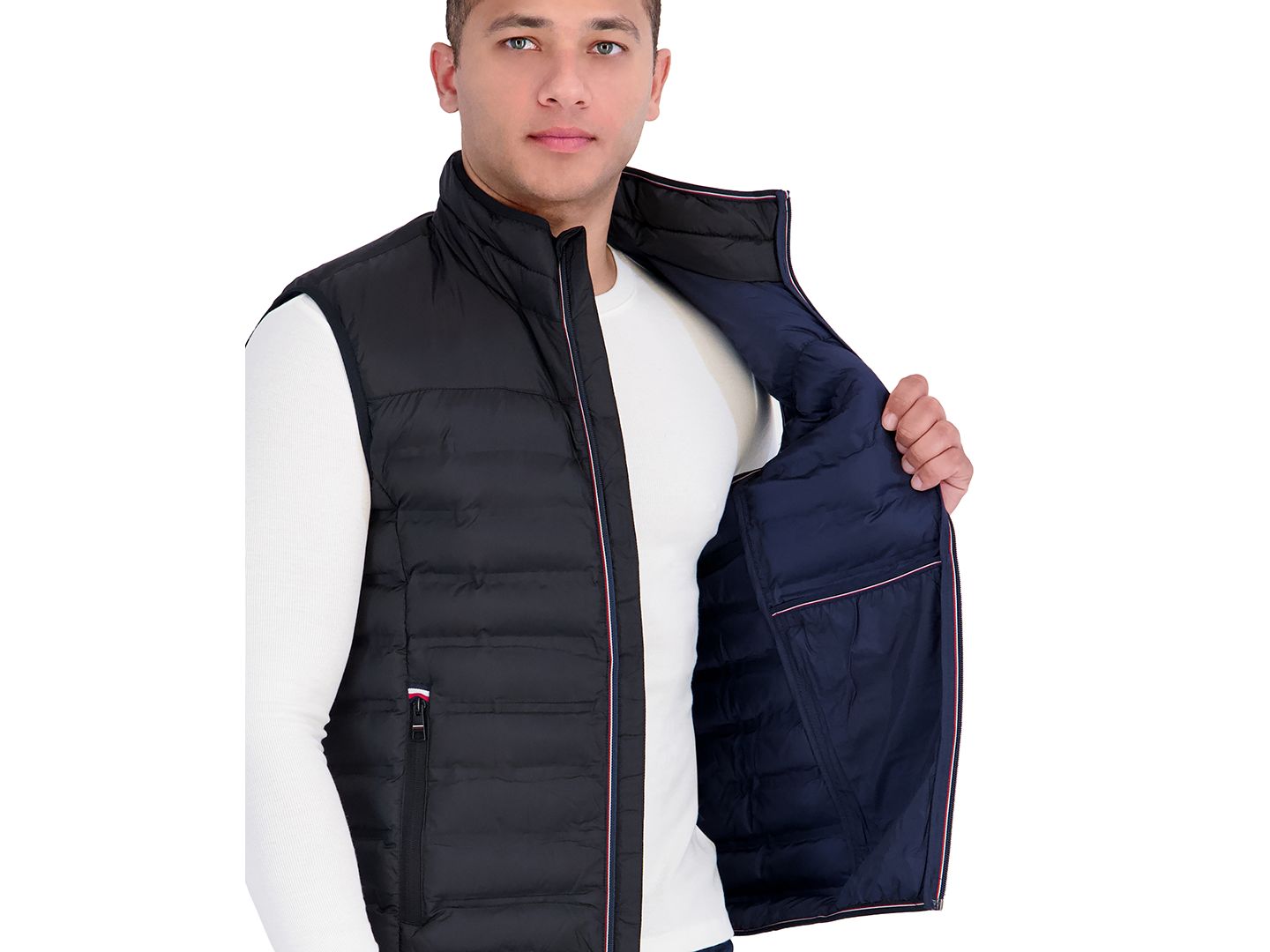 Мужской жилет Tommy Hilfiger Packable Vest, цвет: Чёрный — фото 4
