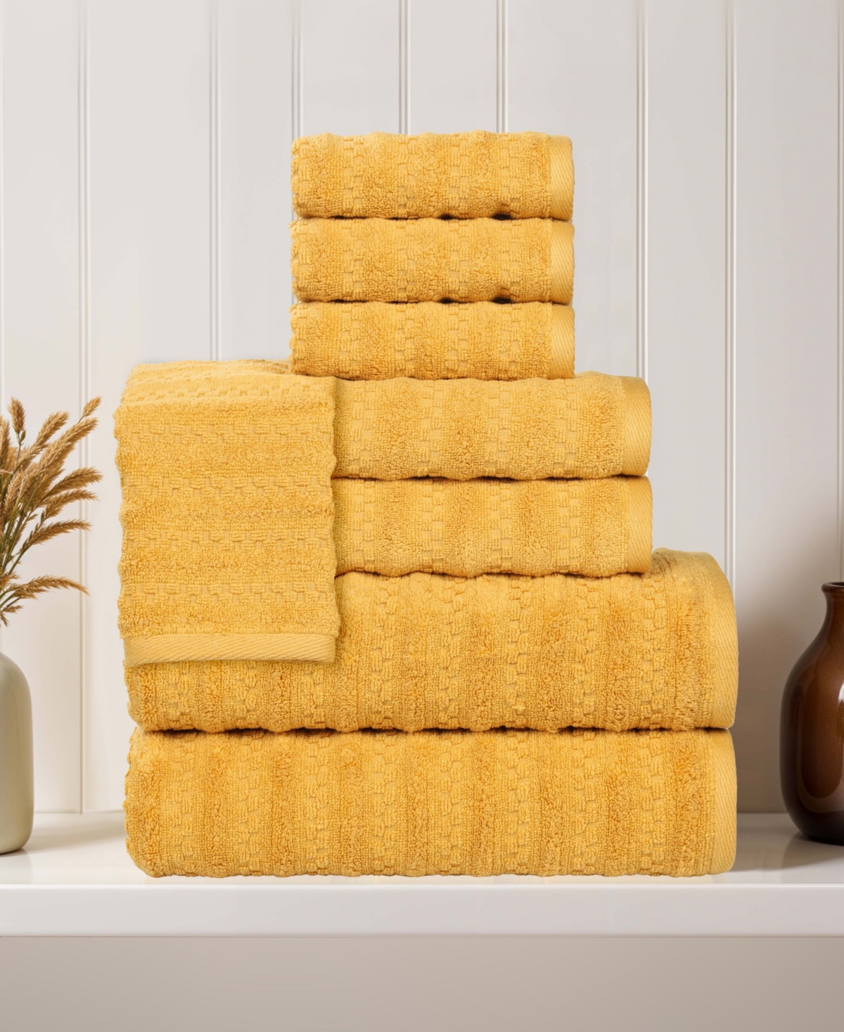 Superior Zuma Cotton 8-Piece Towel Set