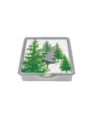 Dotty Tree Beaded Napkin Box Set