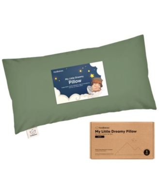 Buddy Toddler Pillow with Pillowcase, 10X18 Soft Cotton Toddler Pillows for Sleeping, Kids Pillow
