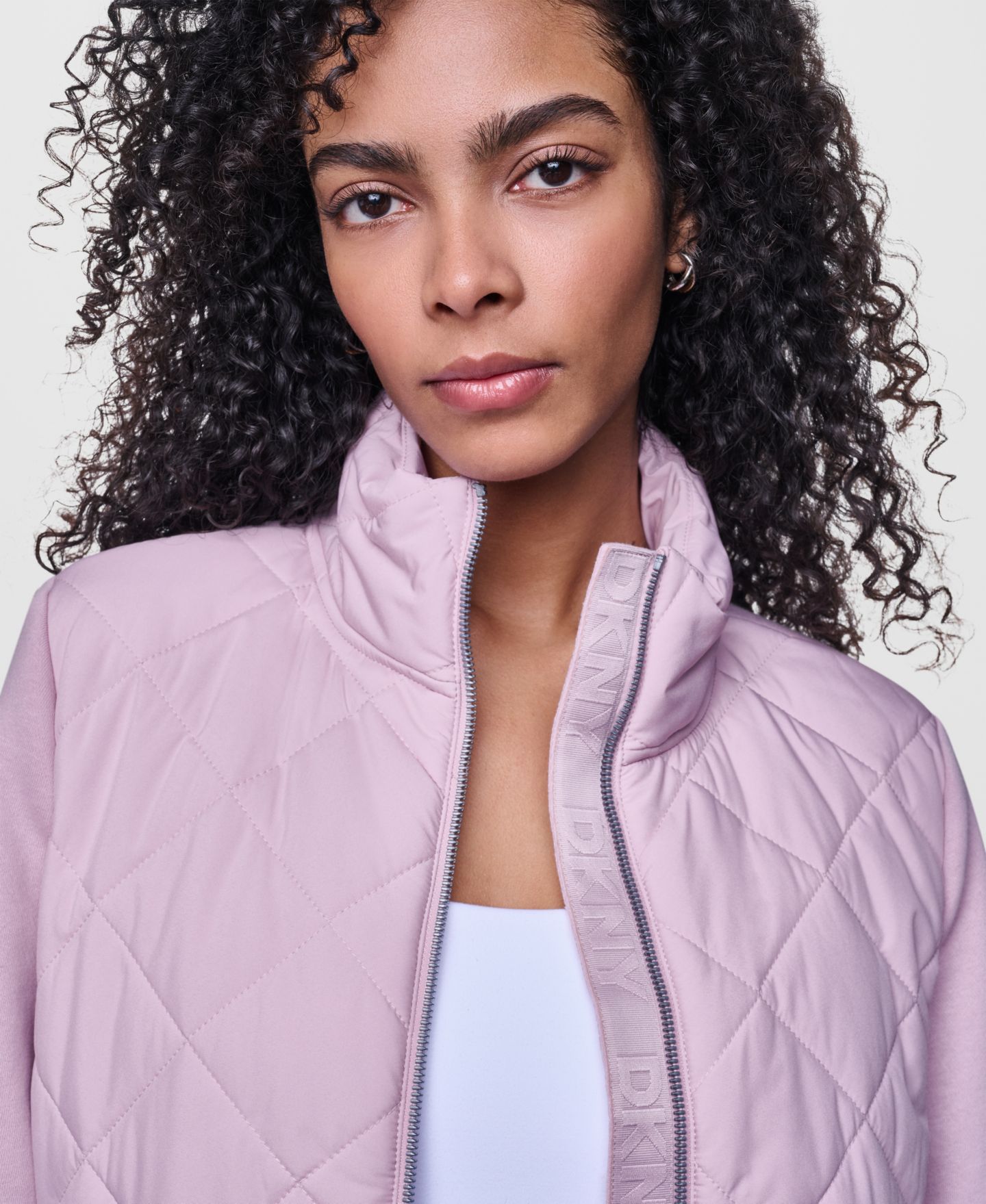 Женская куртка DKNY Sport Light Weight Hybrid, цвет: Allure — фото 6