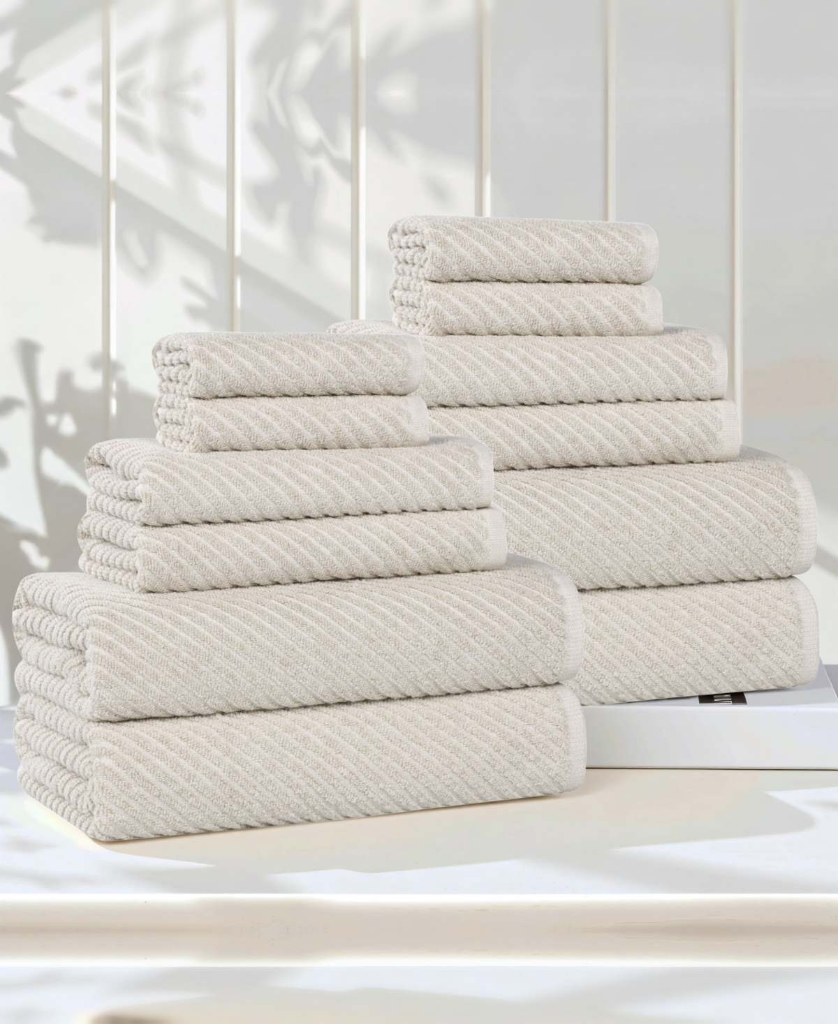 Superior Amelia Cotton -Piece Towel Set