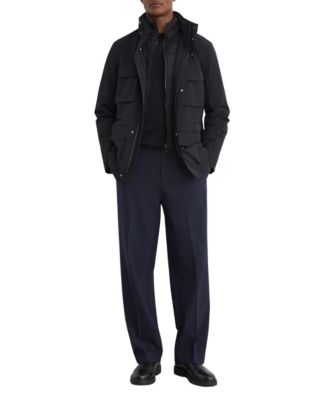 Men's Glick Hooded Removable Gilet Four-Pocket Jacket