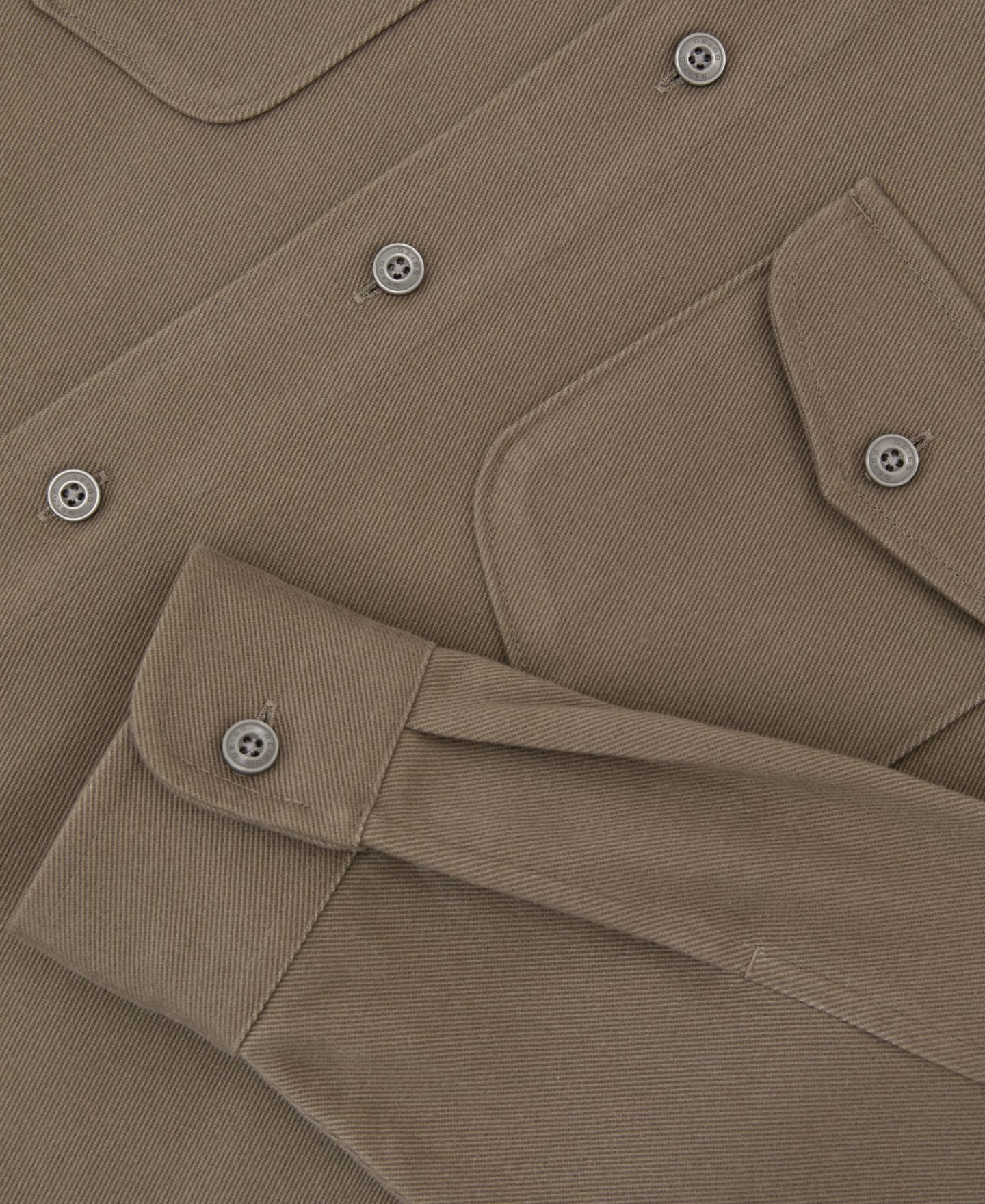 Мужская рубашка REISS Astra Long-Sleeve Cotton-Twill Regular-Fit — фото 4