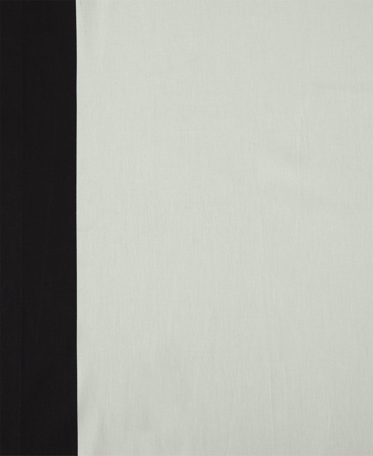 Half Price Drapes Fresh Popcorn & Black Bordered Grommet Vertical Printed Cotton Curtain
