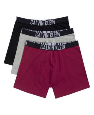 Calvik Klein Boys' 4-16 Boxer Brief, 3 Pack