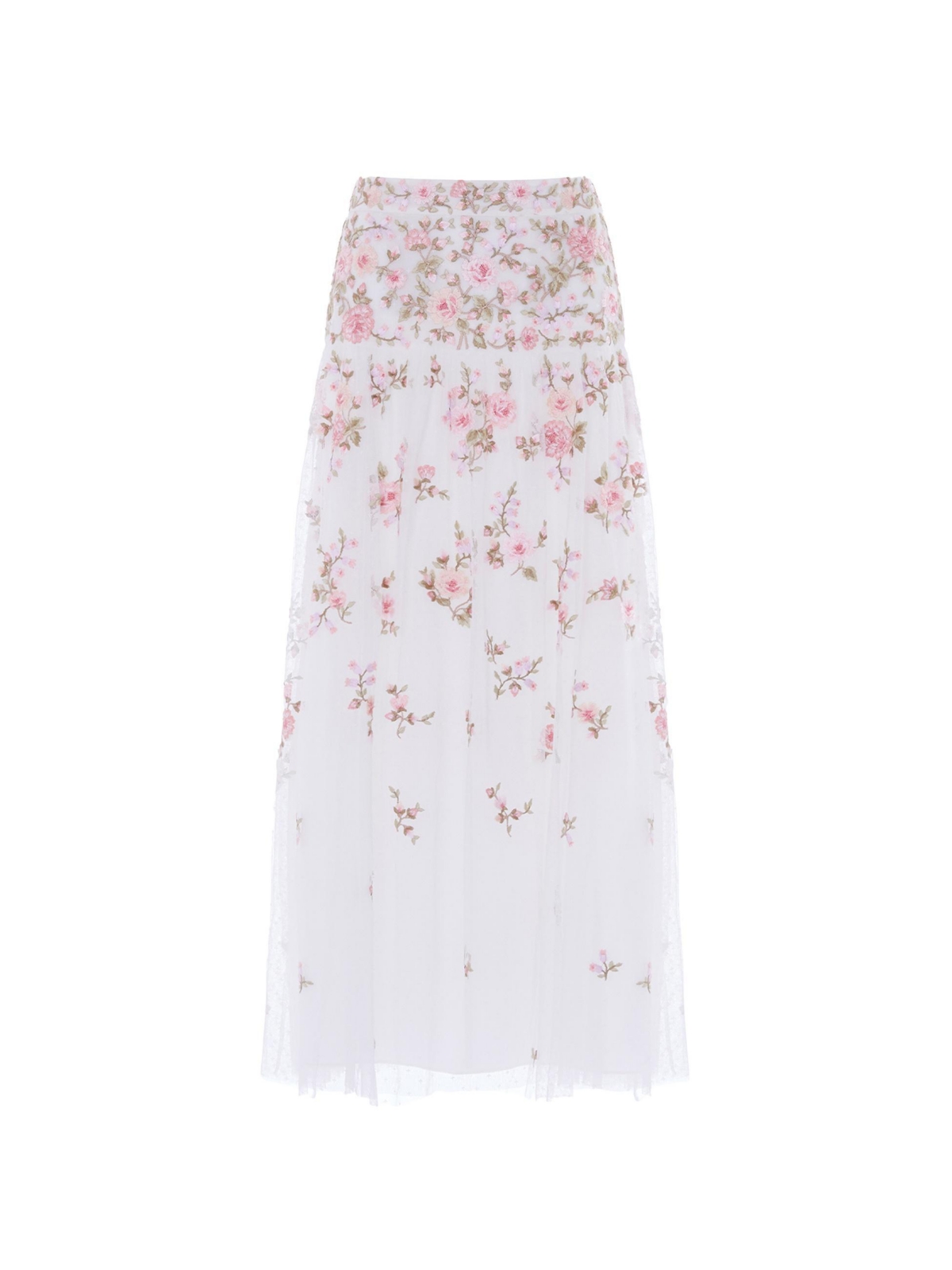 Needle & Thread Women's Eden Rose Floral-Print High-Waisted Maxi Skirt