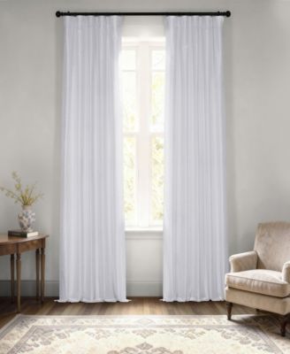 Vintage Textured Faux Dupioni Silk Blackout Curtain