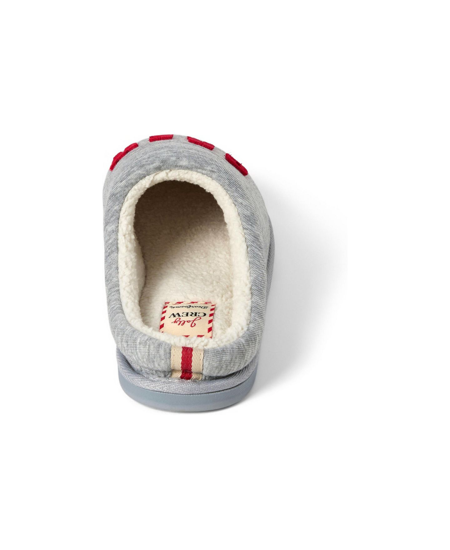 Мужские тапочки Dearfoams Christmas Morning Crew Slip-On Slippers, цвет: Светлый меланжевый серый — фото 2