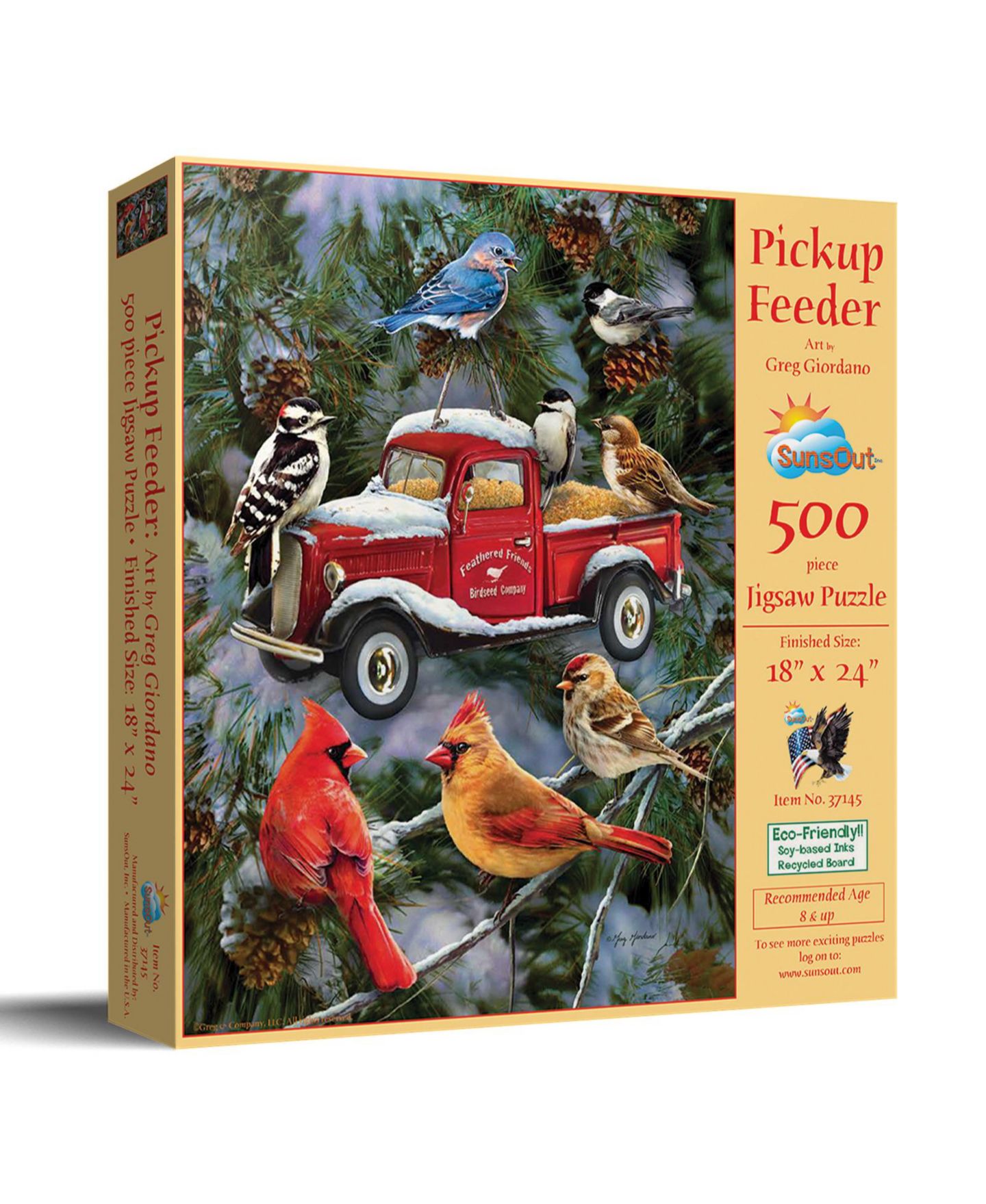 Детский пазл SunsOut Pickup Feeder 500 Piece Interlocking Jigsaw Puzzle, Ages 15+ — фото 1