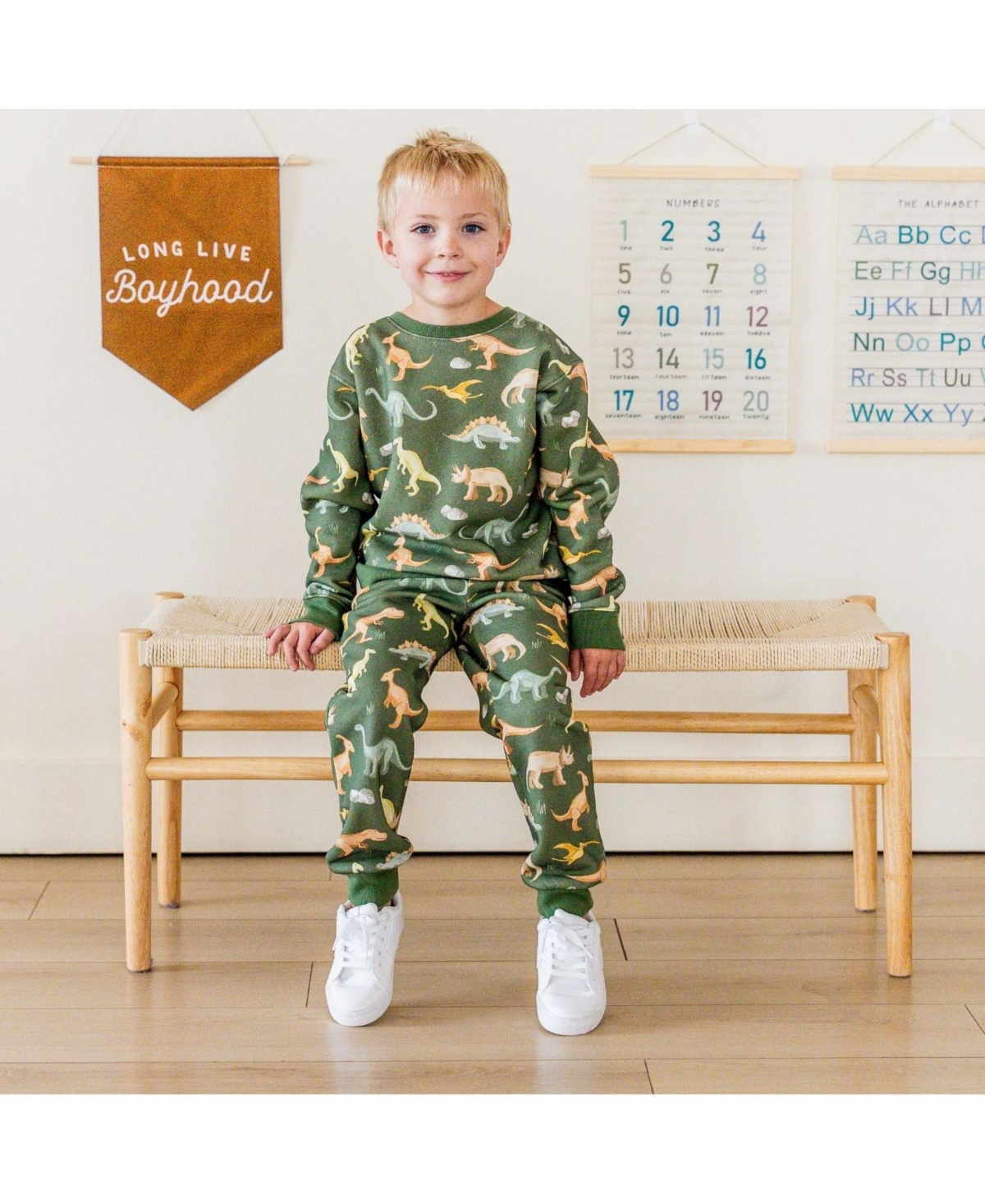 Sweet Wink Big Boys (10-12) Dinosaurs Rock Sweatshirt