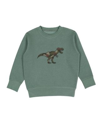 Toddler Boys Camo Dino Patch Sweatshirt
