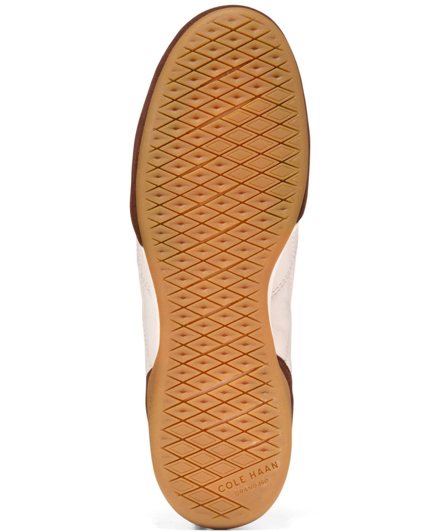 Женские кроссовки Cole Haan GrandPrø Turf 2.0 Lace-Up, цвет: Слоновая кость кожаный / Замшевый — фото 5