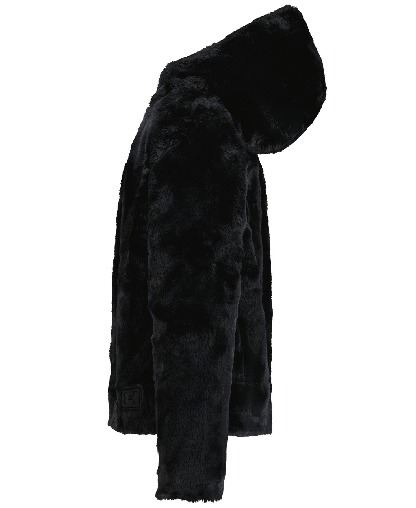 Куртка Under Armour Long-Sleeve Hooded Jacket для девочек, цвет: Чёрный — фото 3