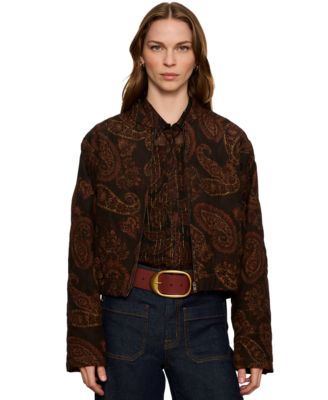 Women's Empress Quilted-Paisley Bomber