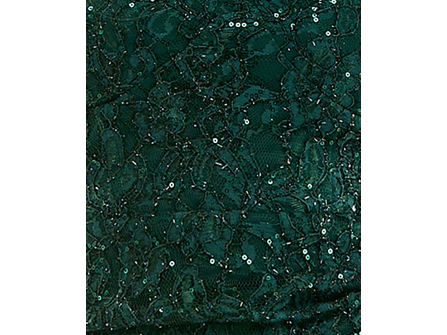 Женское платье Emerald Sundae Juniors' Sequined Lace Tie-Up Body-Con, цвет: Тёмно-зелёный — фото 4