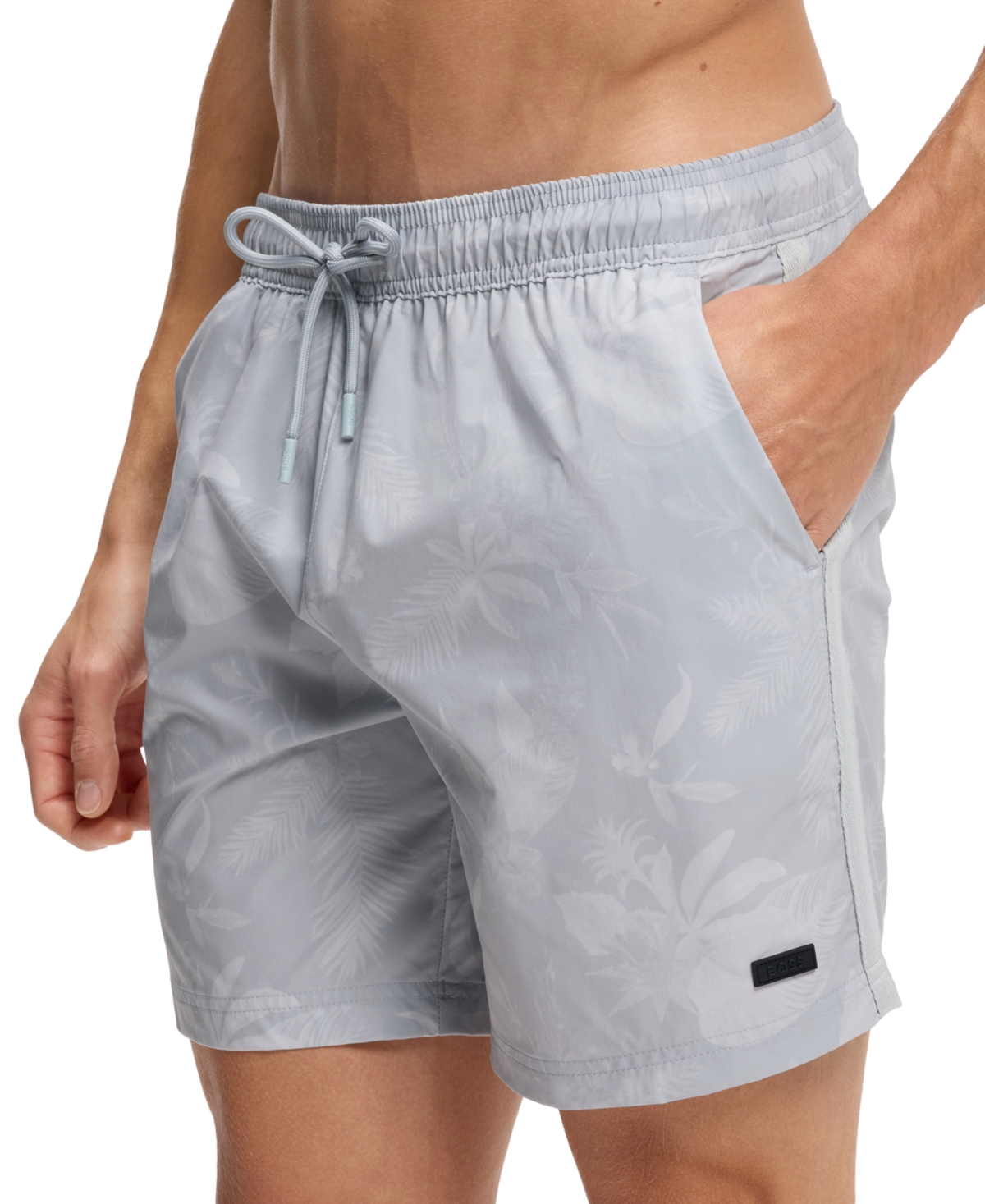 Boss by Hugo Men's 6" Alain All Over Print Swim Trunks