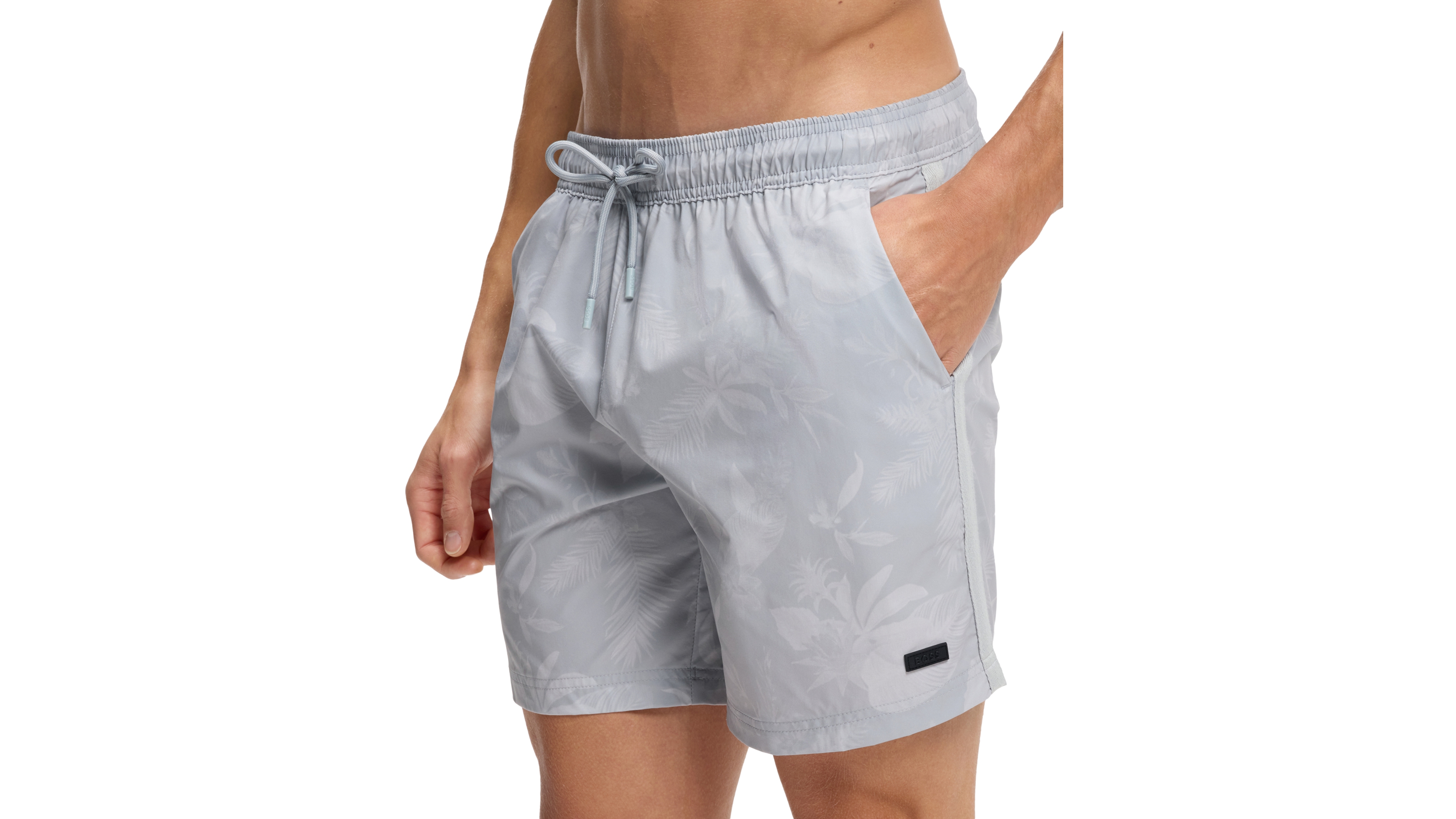 Boss by Hugo Men's 6" Alain All Over Print Swim Trunks