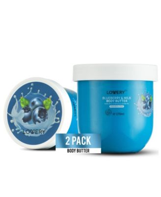 Blueberry Milk Whipped Body Butter, 2-Pack Body Care Set