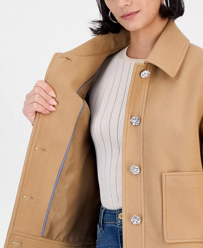 Women's Jewel Button Lady Work Jacket - thumbnail 4
