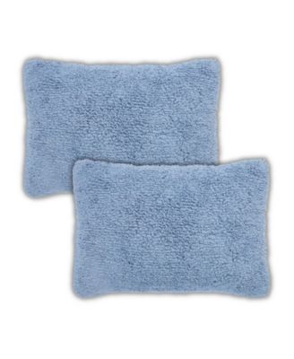 Zephyr Tufted Cotton Throw Pillow Covers, 14"x 20", Set of 2