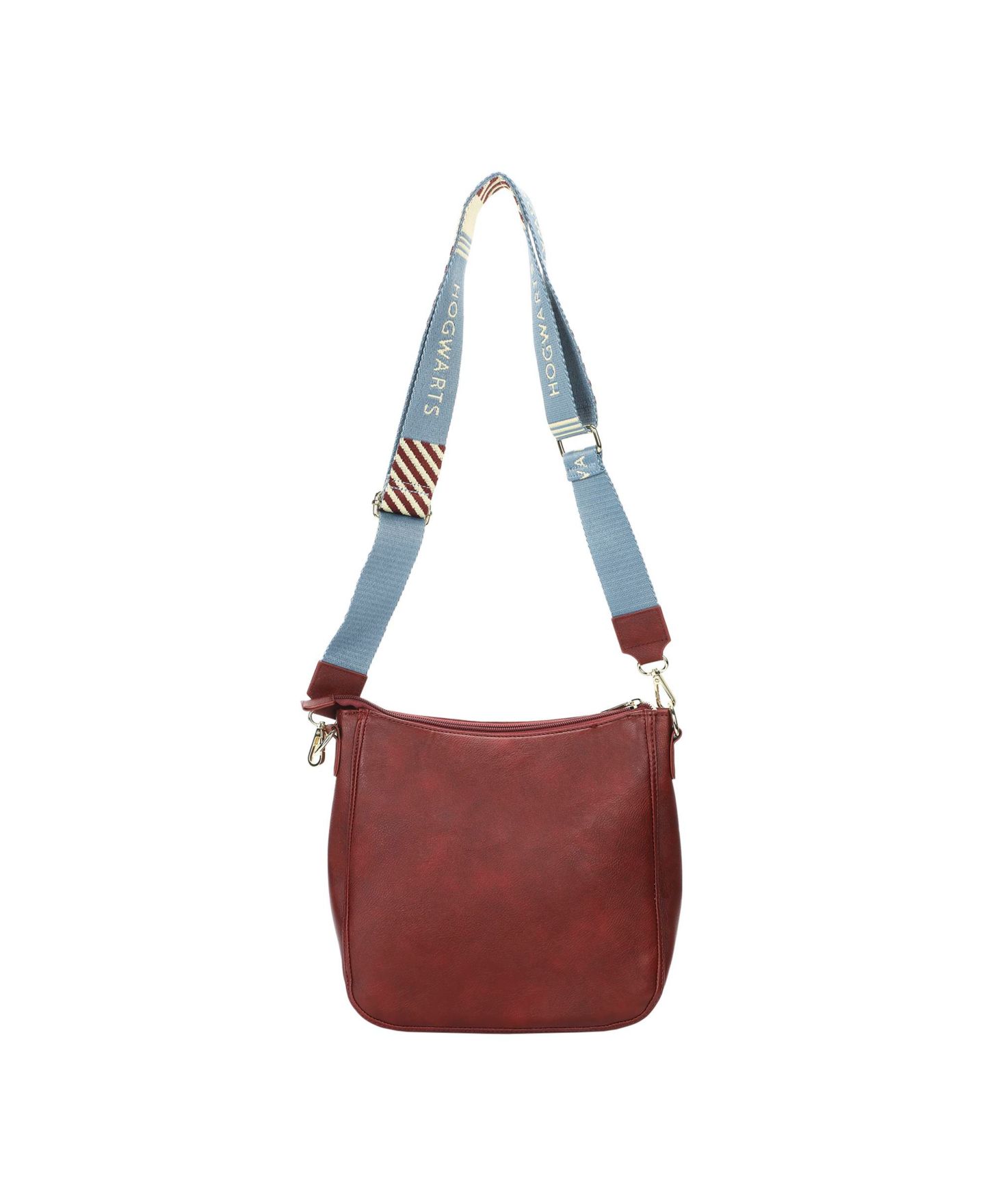 Женская сумка Harry Potter Hogwarts Crest Maroon Crossbody, цвет: Бордовый / Белый — фото 3